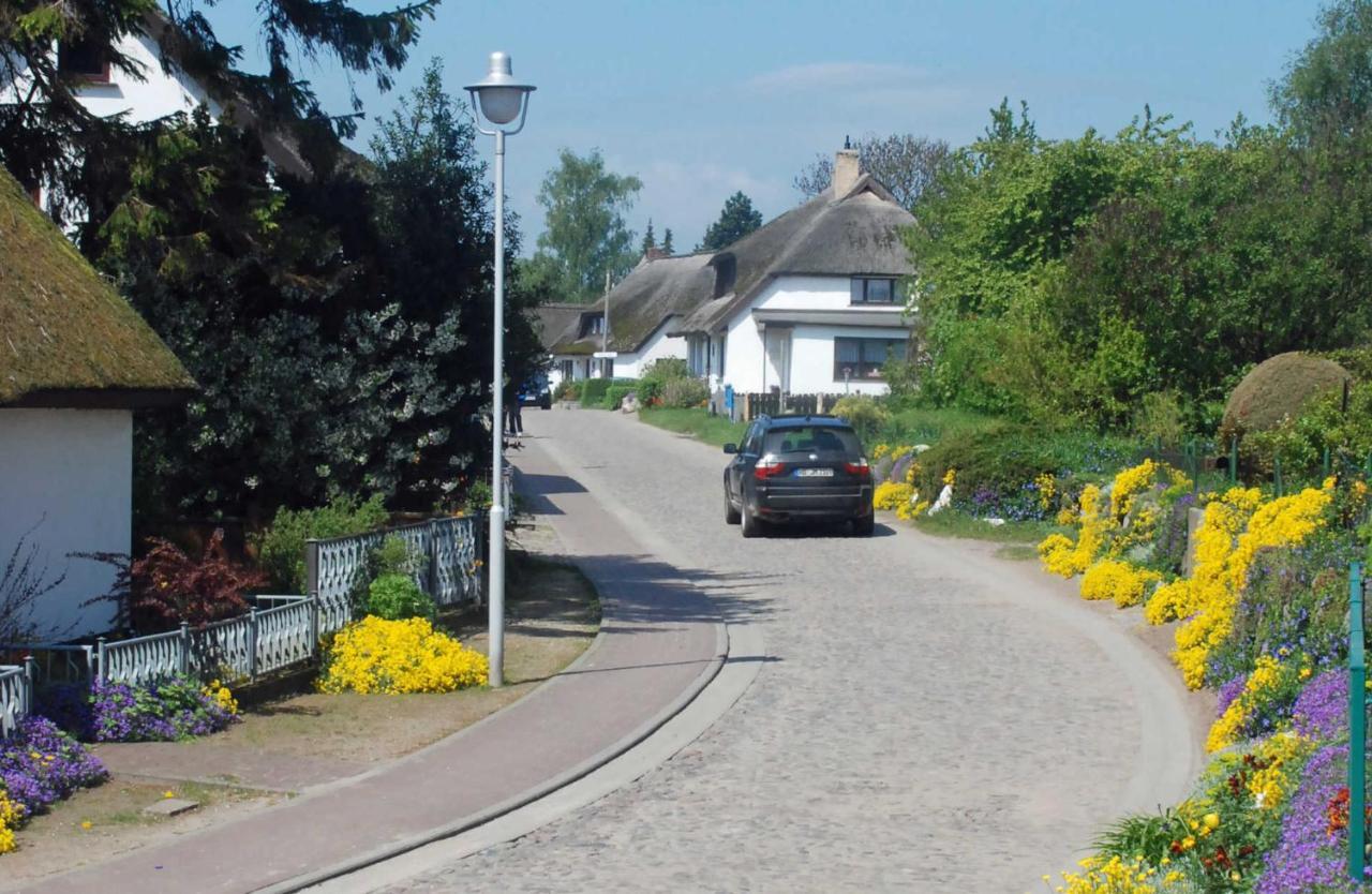 Ferienhaus Zum Boddenstrand Mit Ka Groß Zicker Exteriör bild