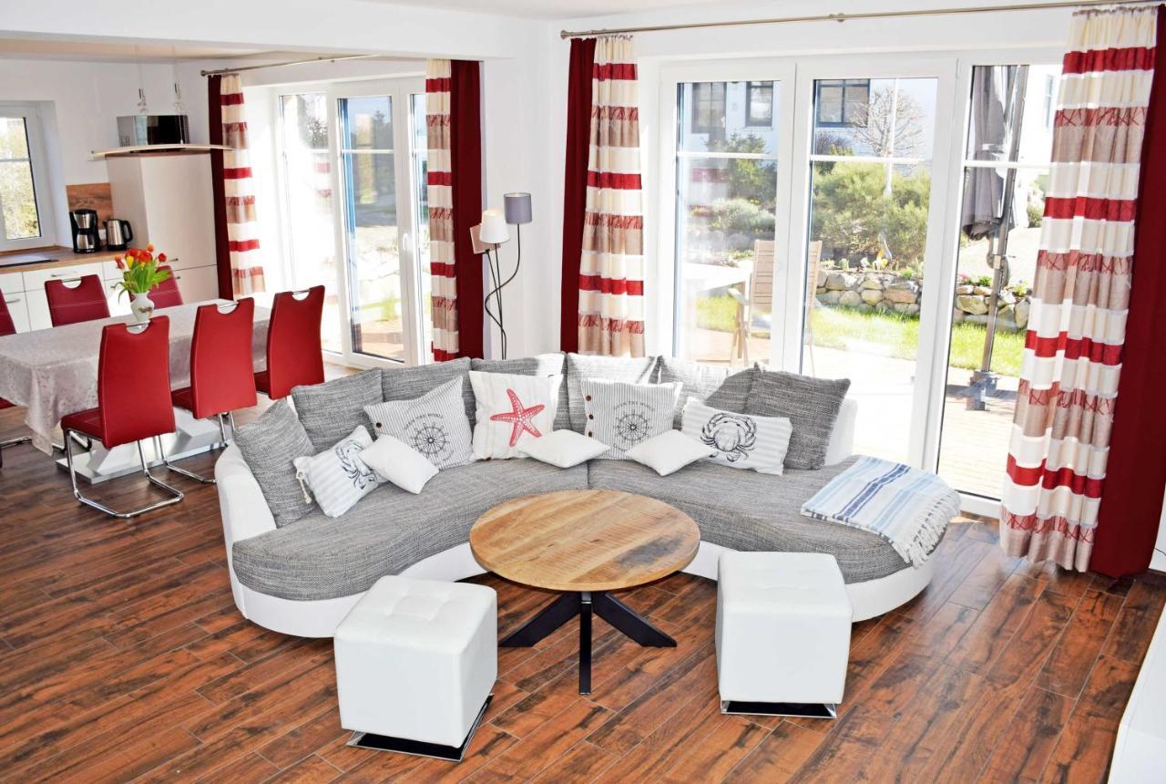 Ferienhaus Zum Boddenstrand Mit Ka Groß Zicker Exteriör bild